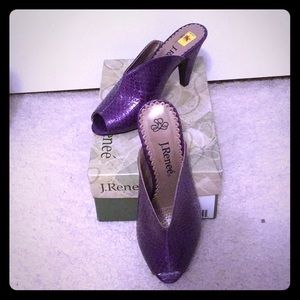 Gorgeous Purple J. Renee Mules